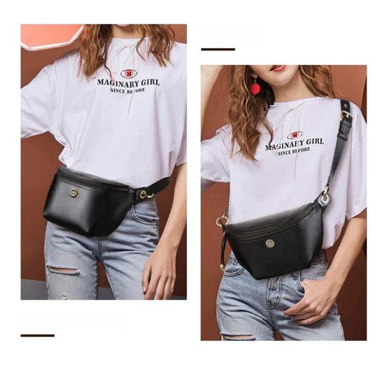 Sac Banane Femme Chic Fleur