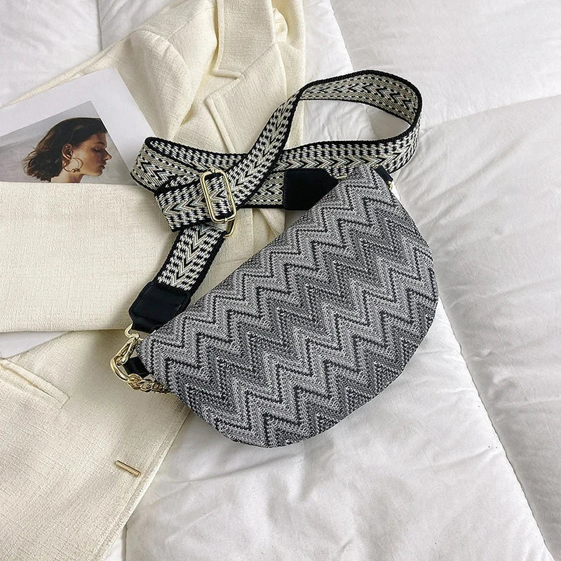 Sac Banane Femme Tissu