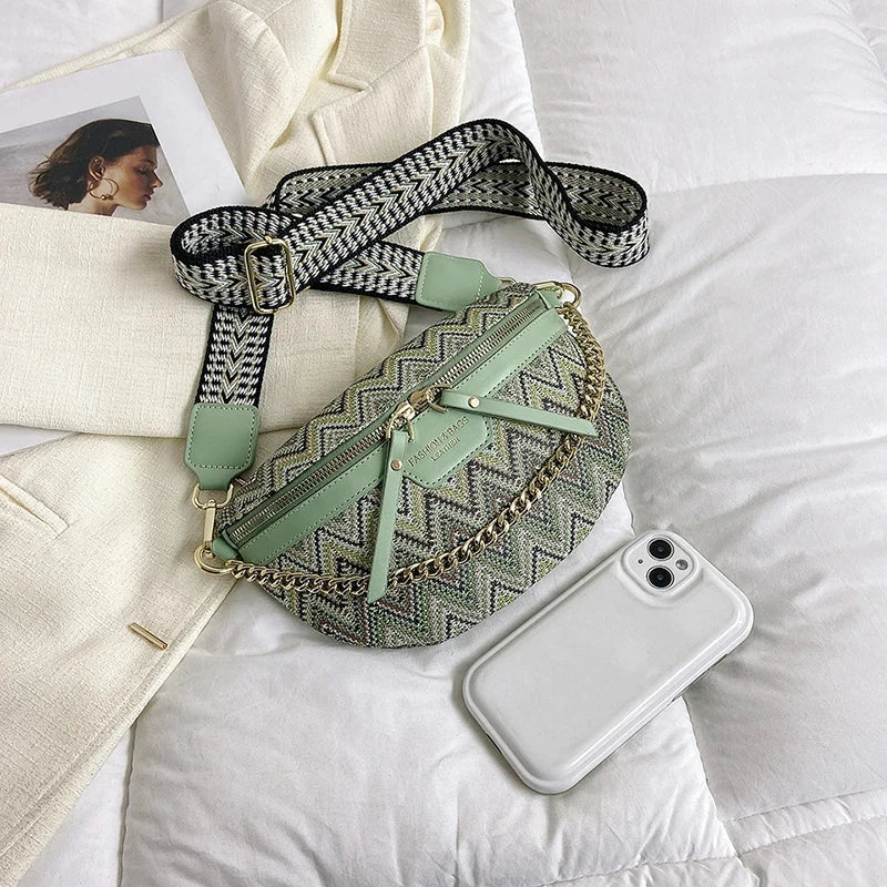 Sac Banane Femme Tissu