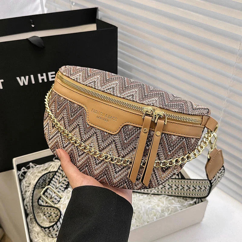 Sac Banane Femme Tissu