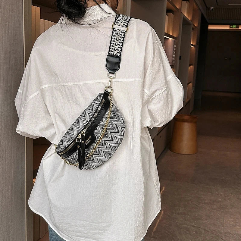 Sac Banane Femme Tissu