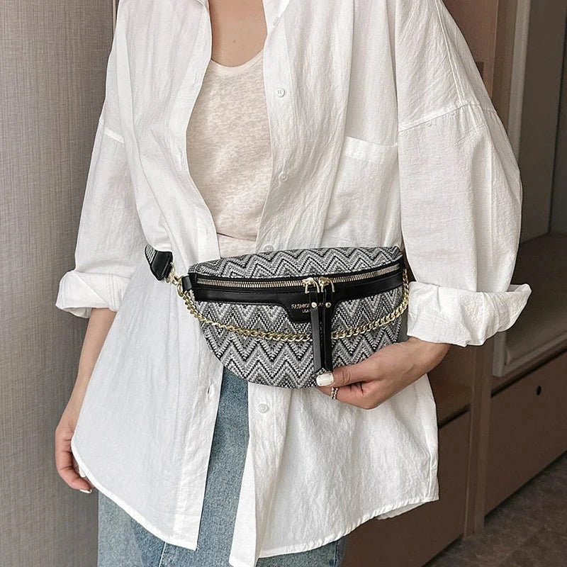 Sac Banane Femme Tissu