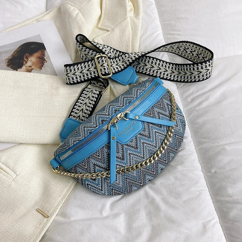 Sac Banane Femme Tissu