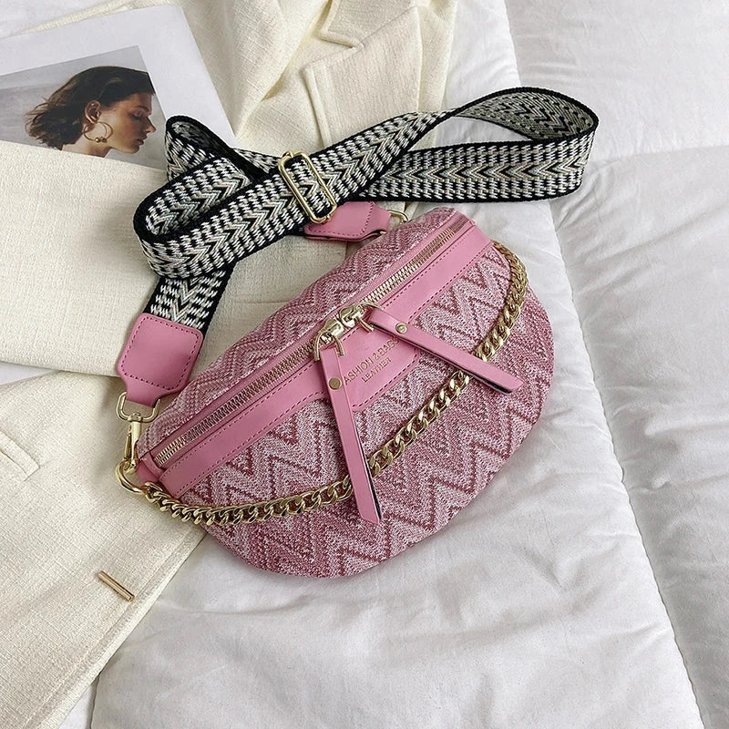 Sac Banane Femme Tissu