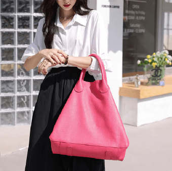 Sac Cabas Camel Cuir