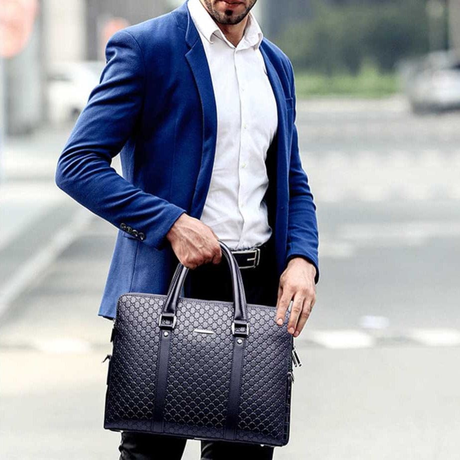 Sacoche Ordinateur en Cuir Homme – Diego