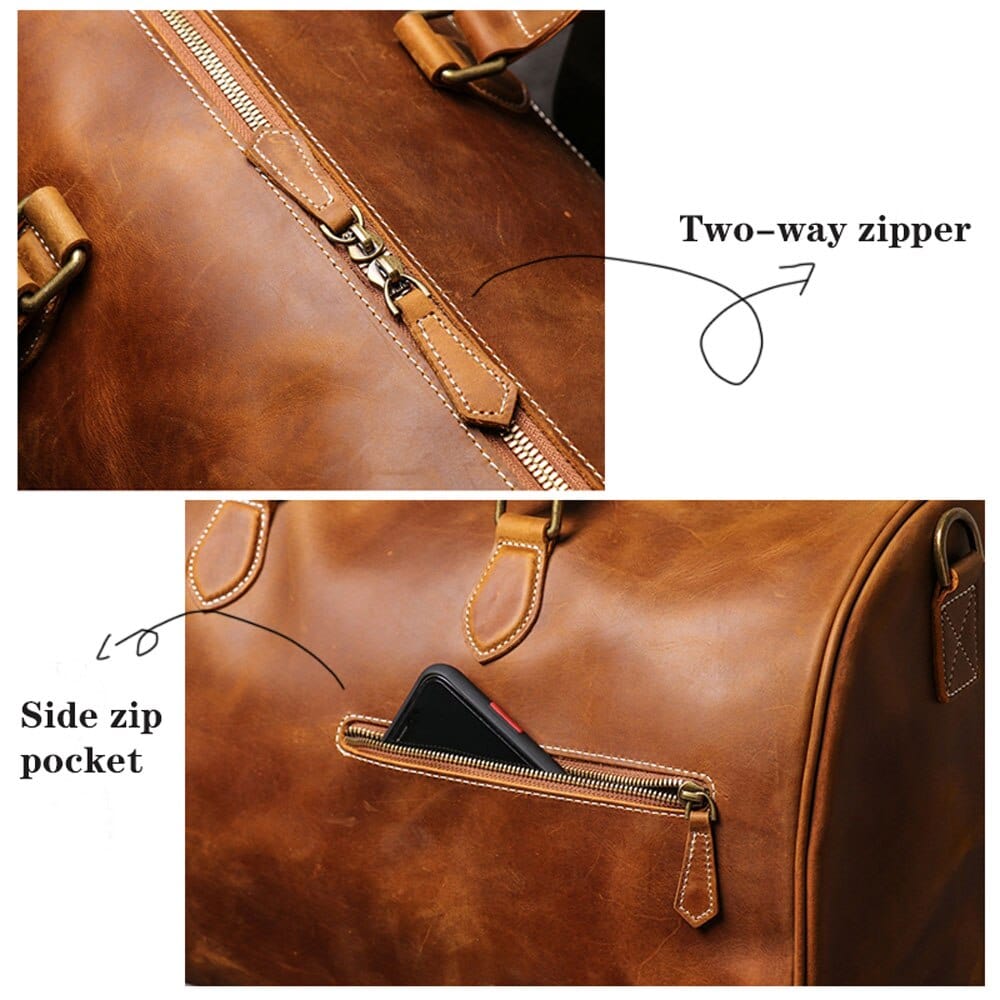 Sac Cuir Homme Voyage Naim