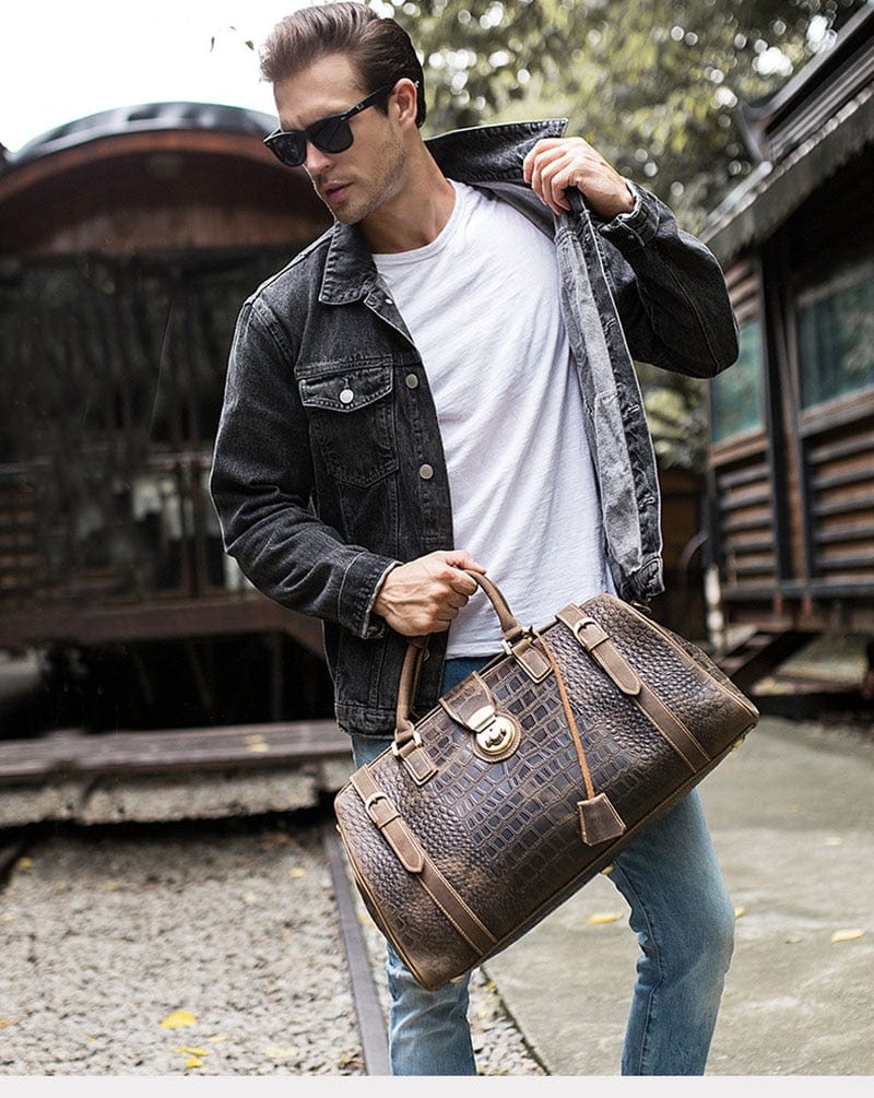 Sac Voyage Homme Cuir Imran