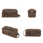 Trousse de Toilette Cuir pour Homme