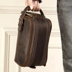 Trousse de Toilette en Cuir Homme