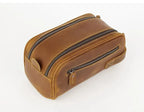 Trousse de Toilette en Cuir Homme