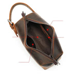 Trousse de Toilette en Cuir pour Homme
