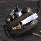 Trousse de Toilette Homme Cuir