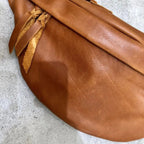Sac Banane Cuir Marron Femme
